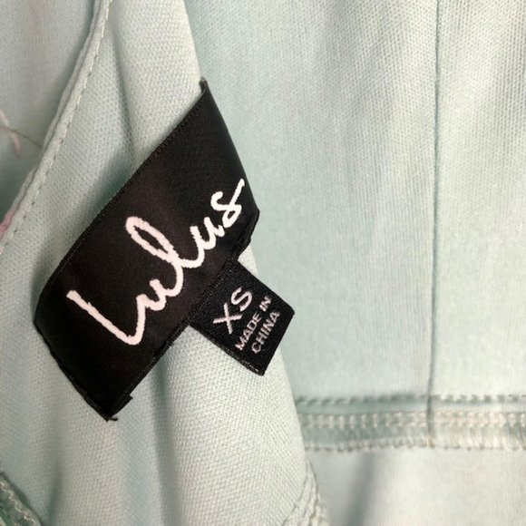 Lulus Take You There Maxi Dress *NEW* - MintGreen/Pink - XS - Picture 12 of 14